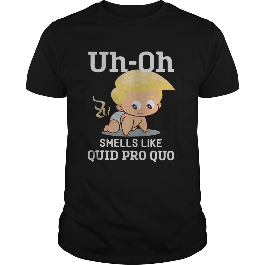 Funny Anti Trump Baby Quid Pro Quo Impeachment shirt