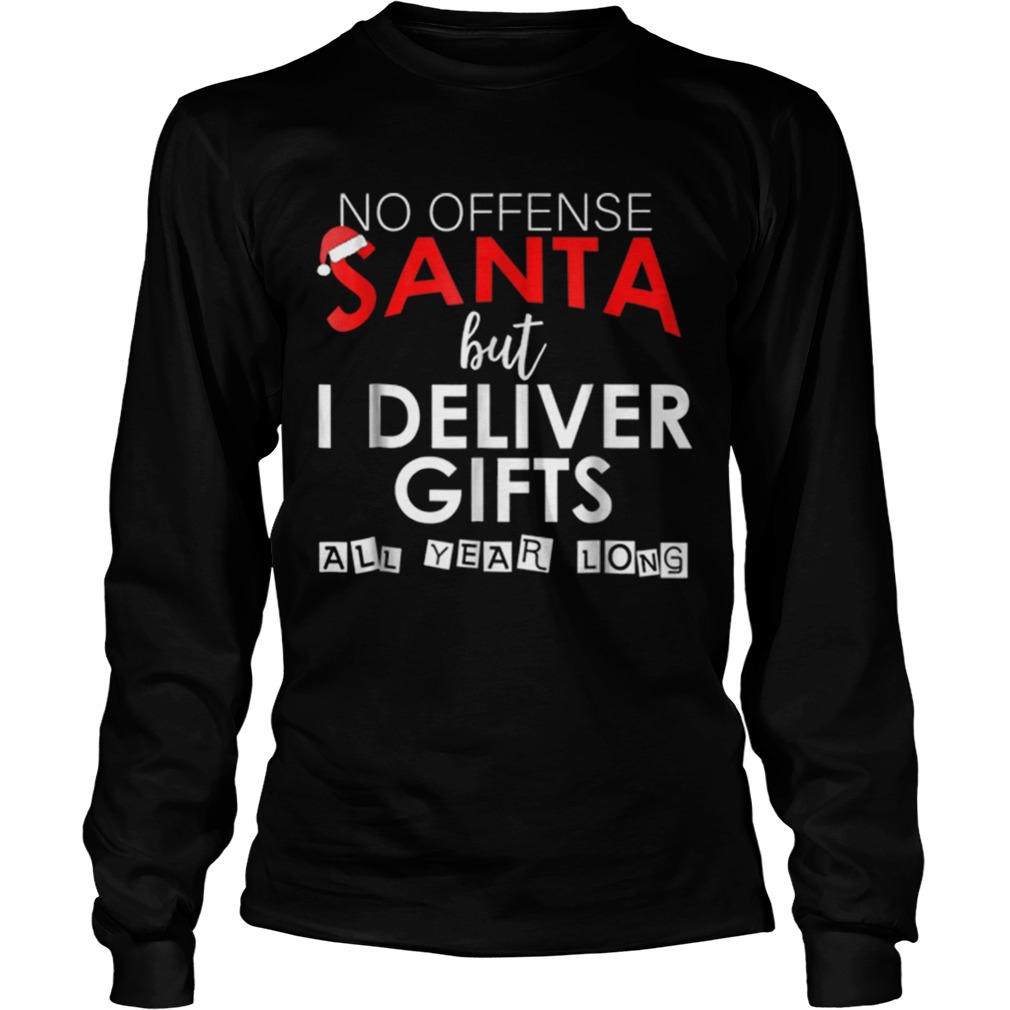 Funny Santa Postal Worker Mailman Christmas Gift LongSleeve