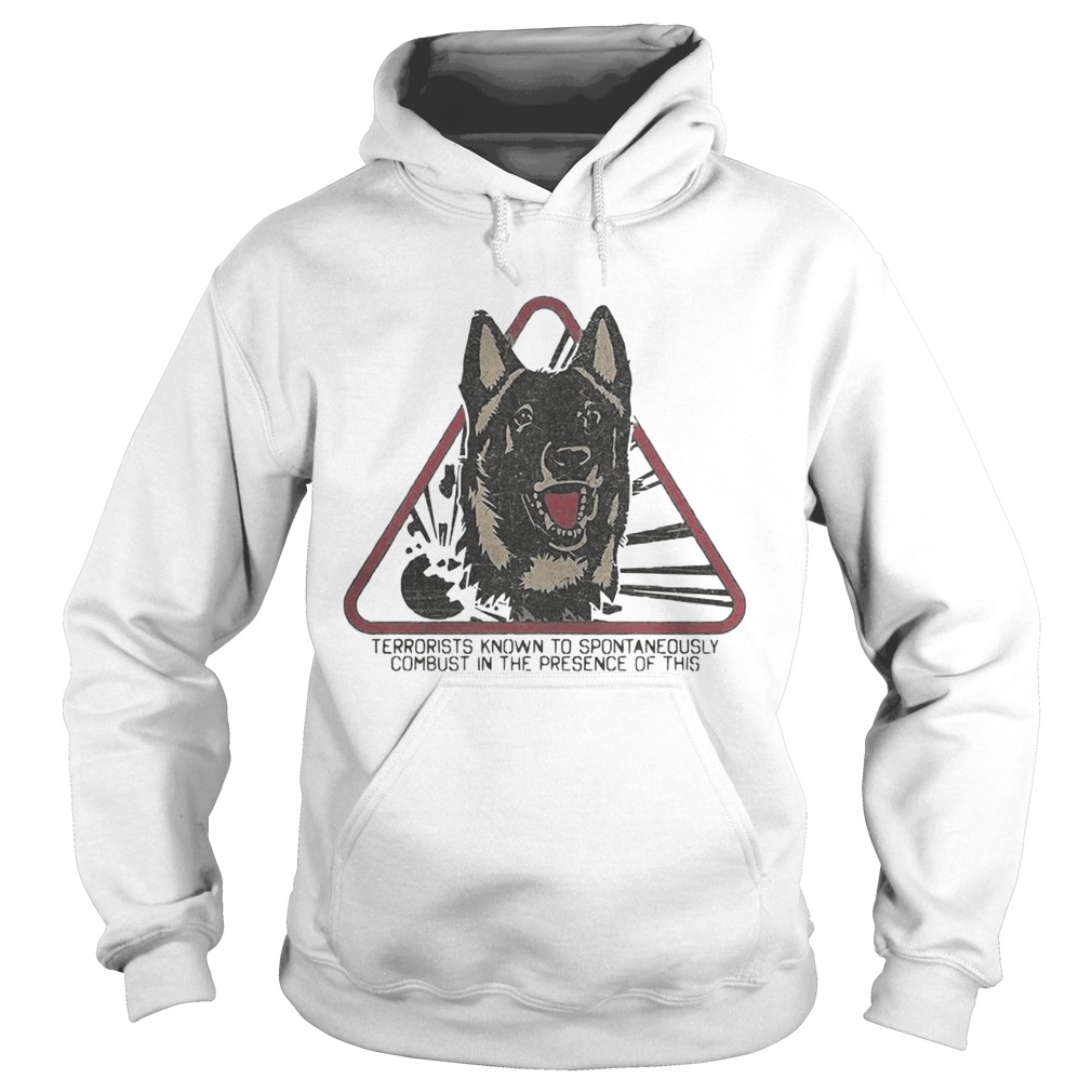 Fur warning terrorists know to spontaneously combust in the presence of this Dog Hoodie