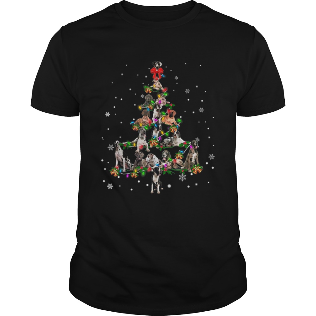 Great Dane dog Christmas Tree gift decor Xmas tree shirt