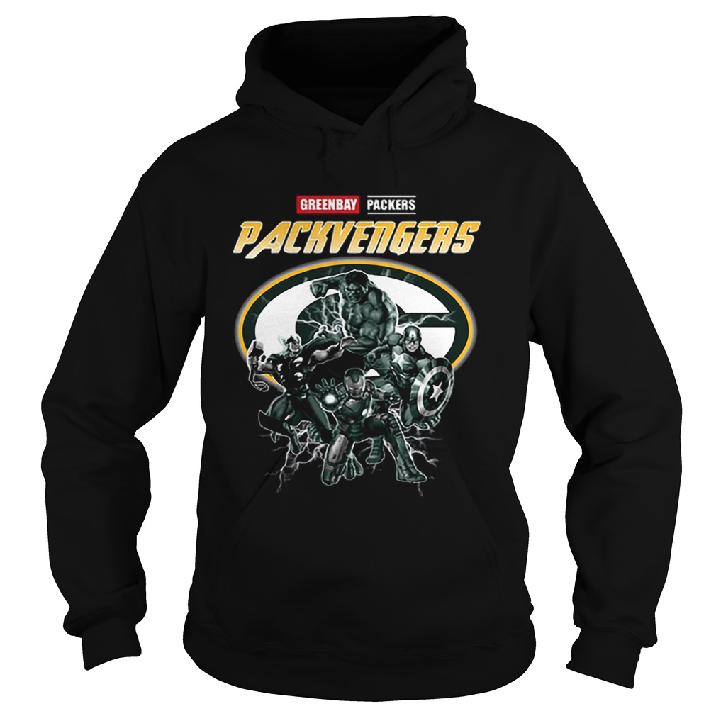 Greenbay Packers Packvengers Avengers Marvel Hoodie