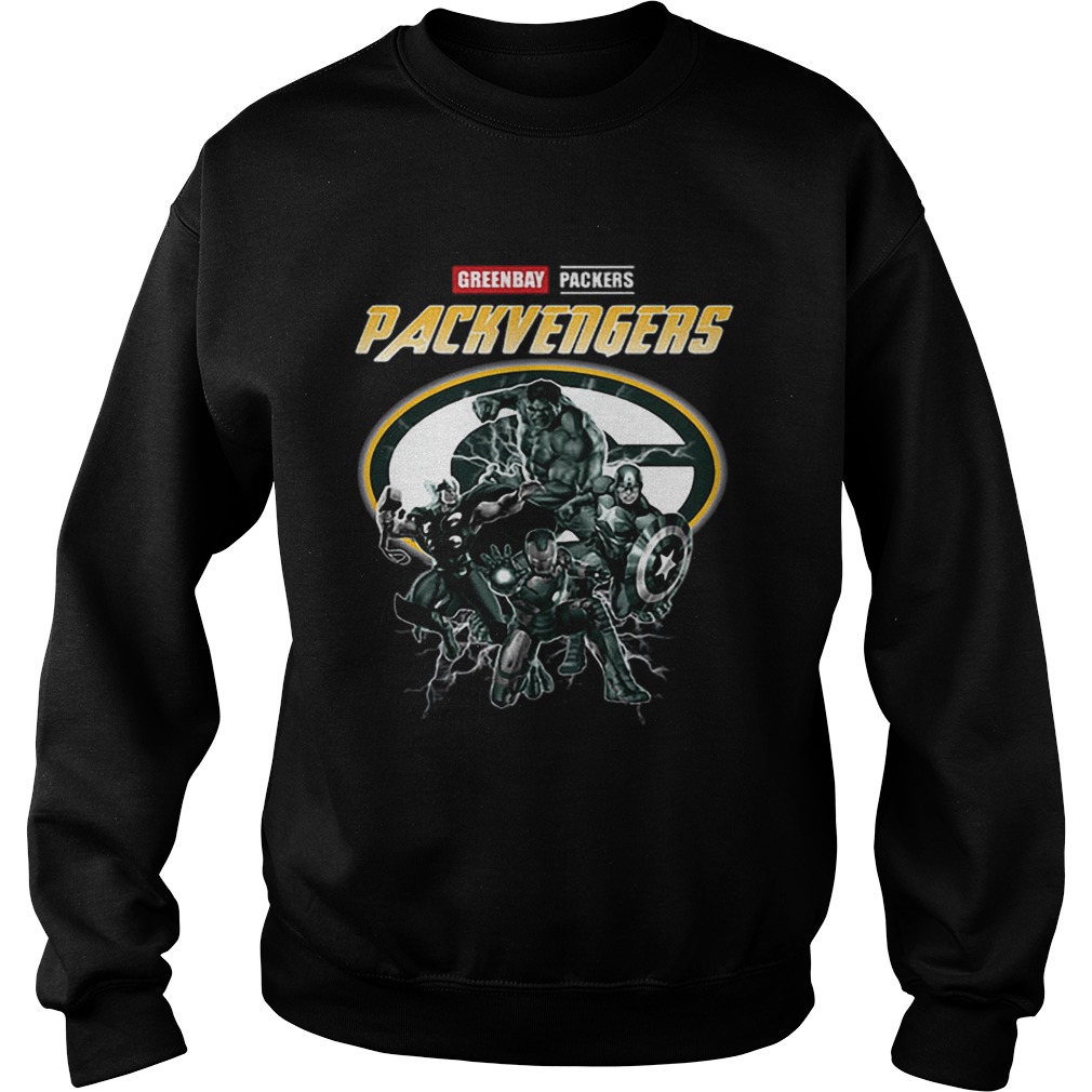 Greenbay Packers Packvengers Avengers Marvel Sweatshirt