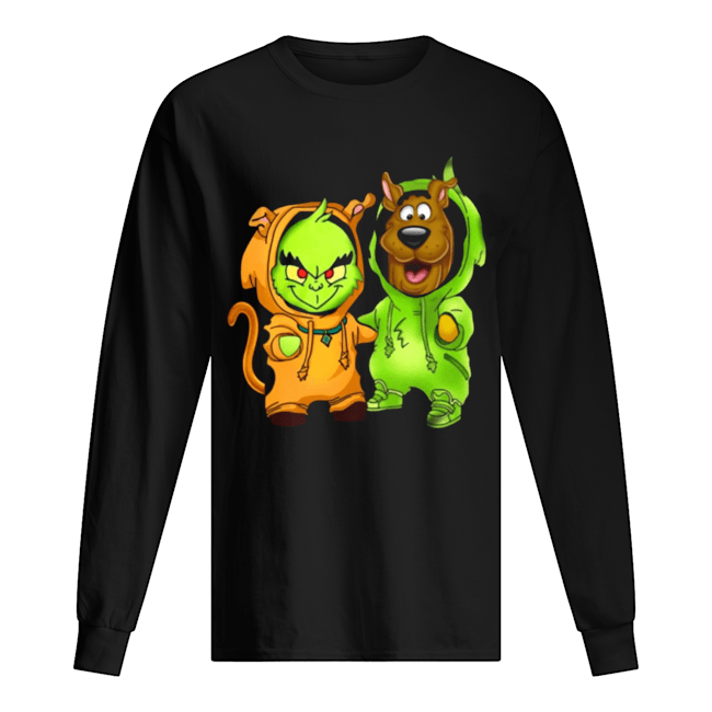 Grinch And Scooby Doo Switch Outfit Long Sleeved T-shirt 