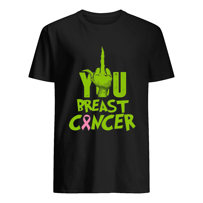 Grinch Hand You Breast Cancer shirt