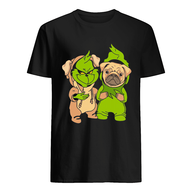 Grinch and pug shirt