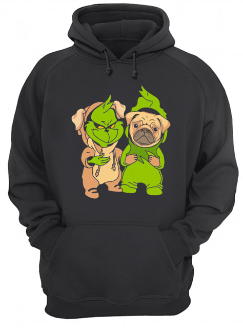Grinch and pug Unisex Hoodie