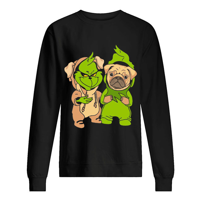 Grinch and pug Unisex Sweatshirt