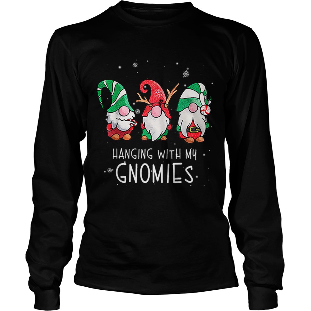 Hanging With My Gnomies Nordic Santa Gnome Christmas Pajama LongSleeve