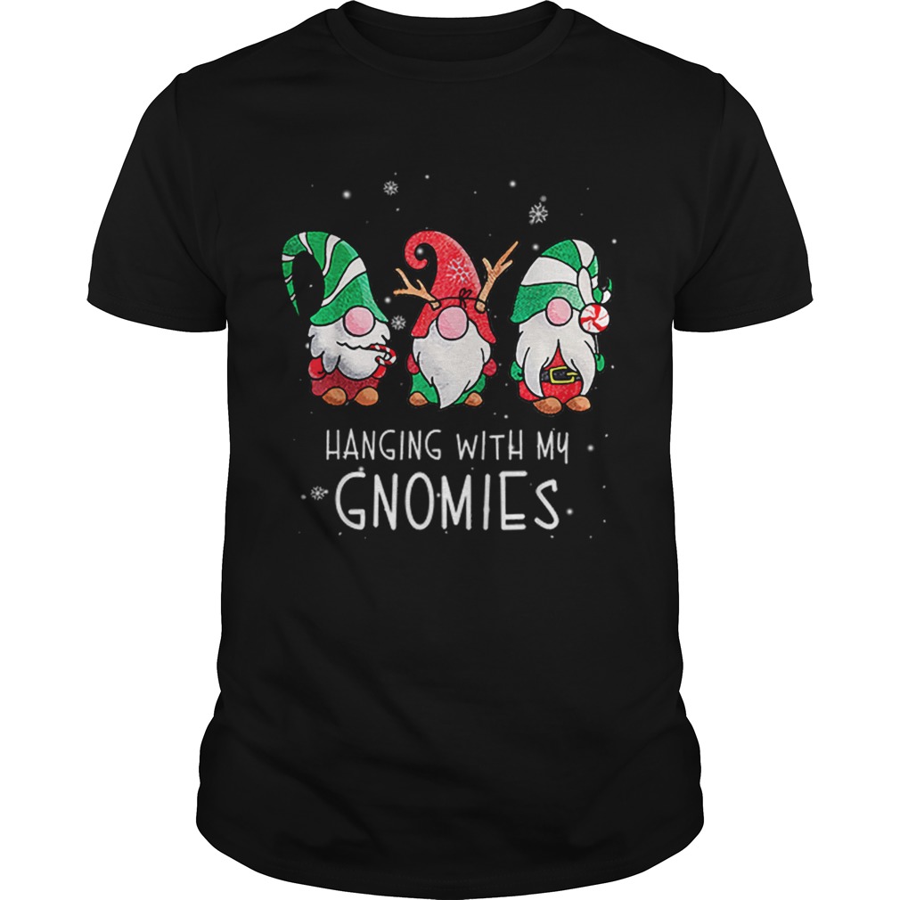 Hanging With My Gnomies Nordic Santa Gnome Christmas Pajama shirt