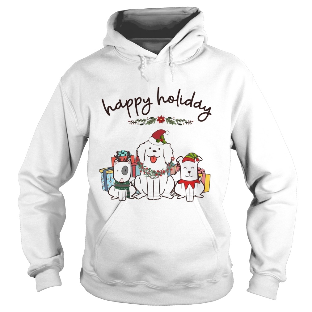 Happy Holliday Dogs Christmas Hoodie