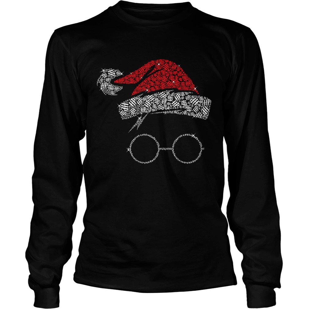 Harry Potter Santa Hat And Glass Christmas LongSleeve