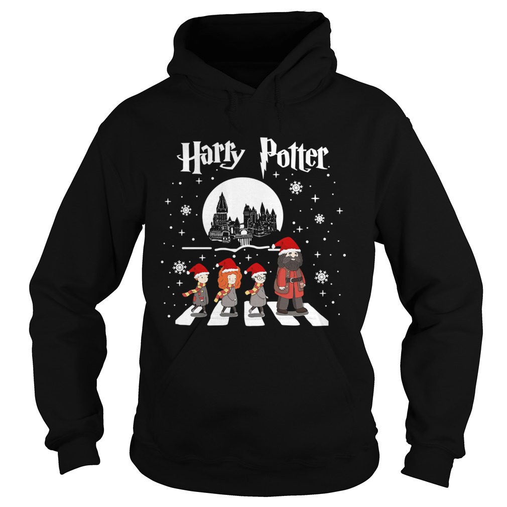 Harry Potter walking On Abbey Road Christmas Hoodie