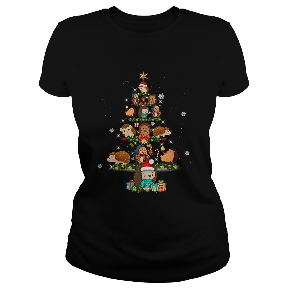 Hedgehog Christmas Tree Ornament Decor Classic Ladies