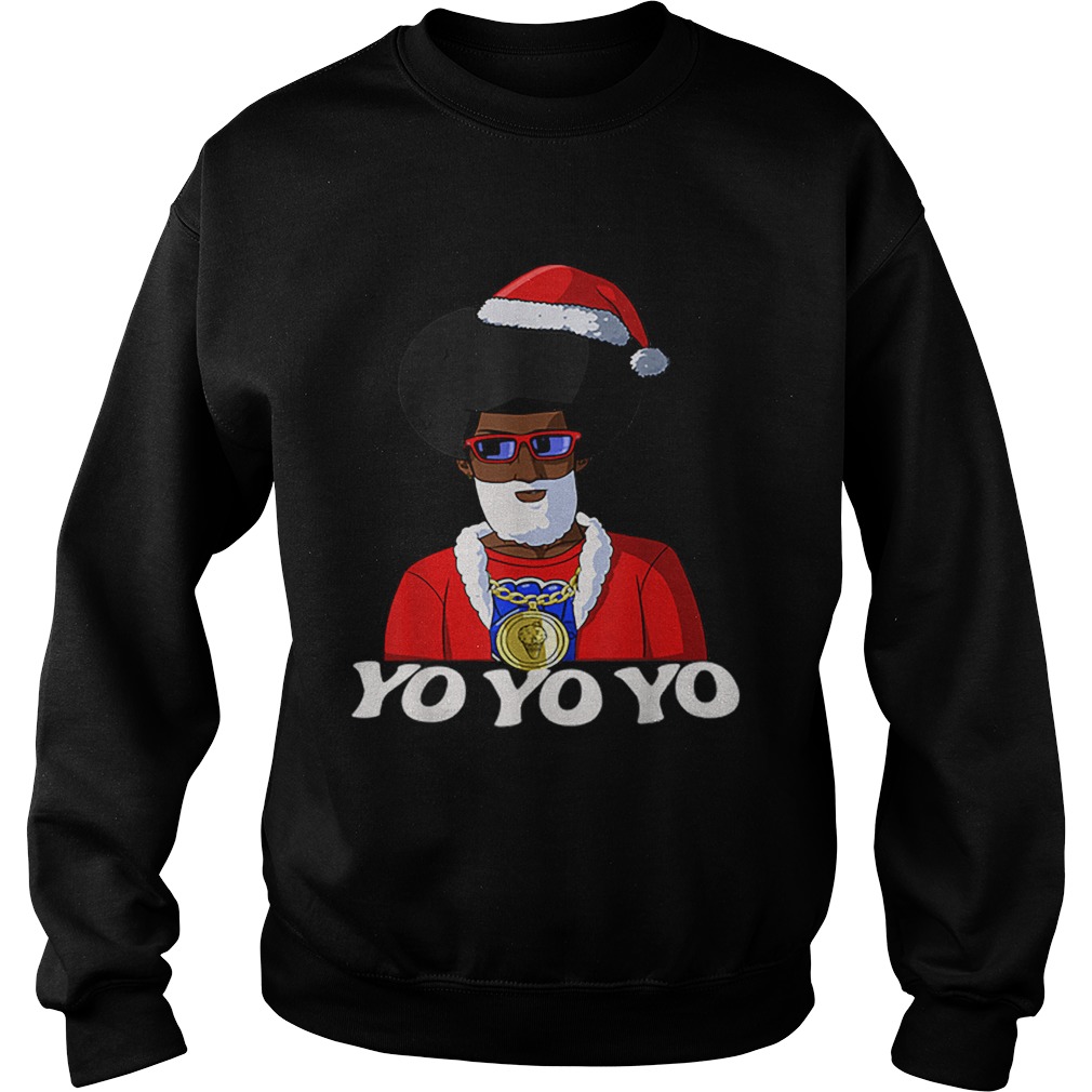 Hip Hop Santa Claus Gangster Funny Christmas Sweatshirt