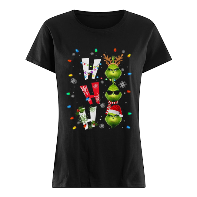 Ho Ho Ho Merry The Grinch Christmas Classic Women's T-shirt