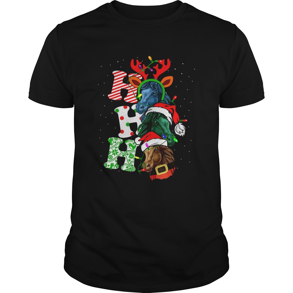 Ho Ho Ho Santa Horse Christmas shirt