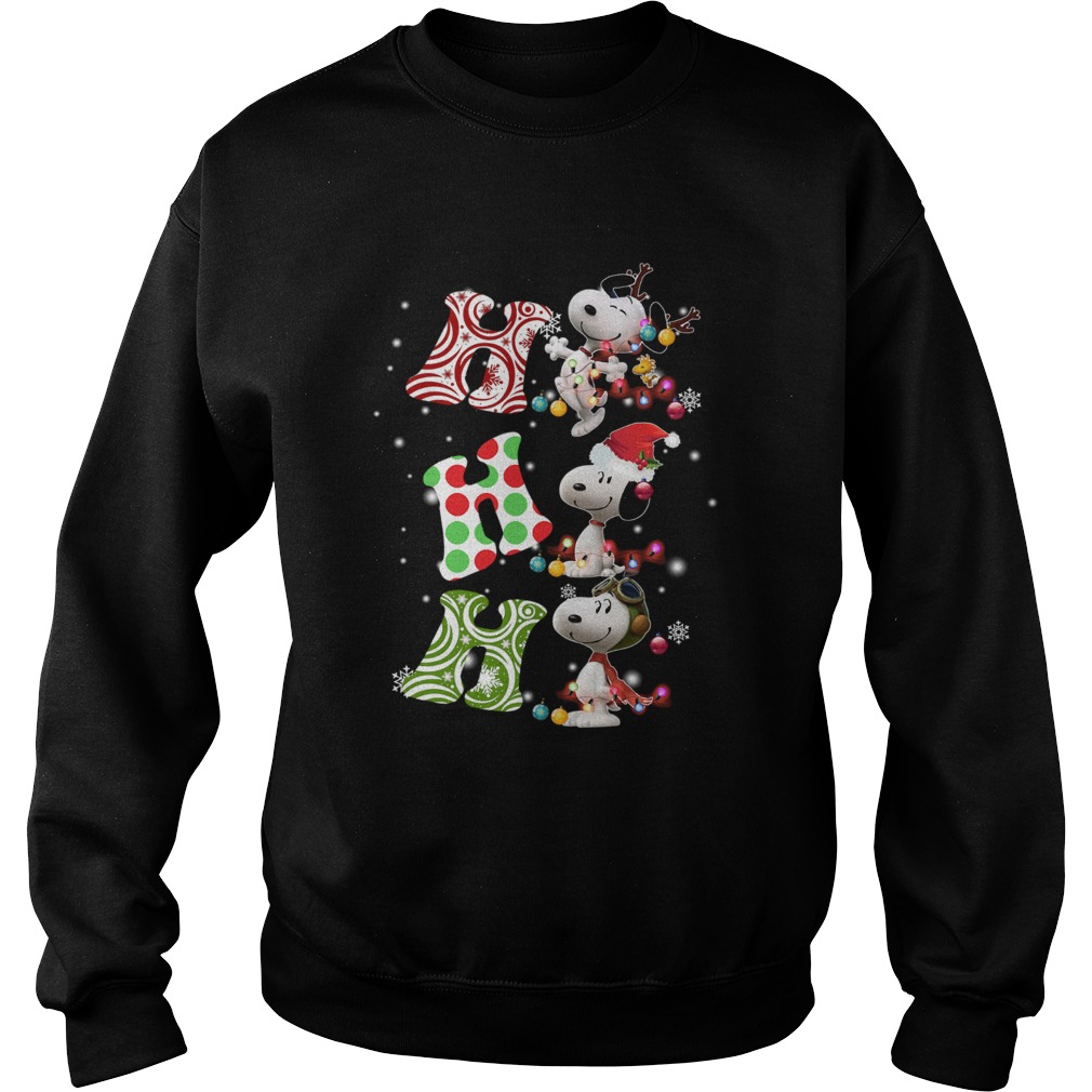 Ho Ho Ho Santa Snoopy Christmas Sweatshirt