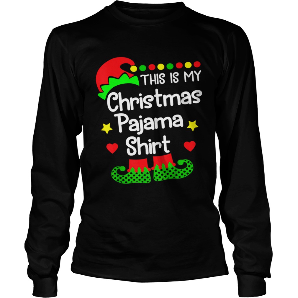 Hot This is My Christmas Pajama Family Matching Costume LongSleeve