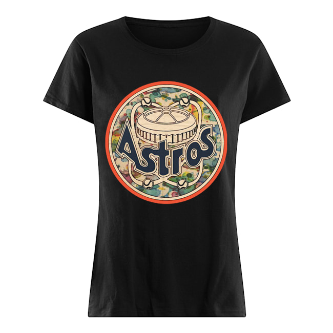 Houston Astros Logo Vintage Painting Shirt Classic Women's T-shirt