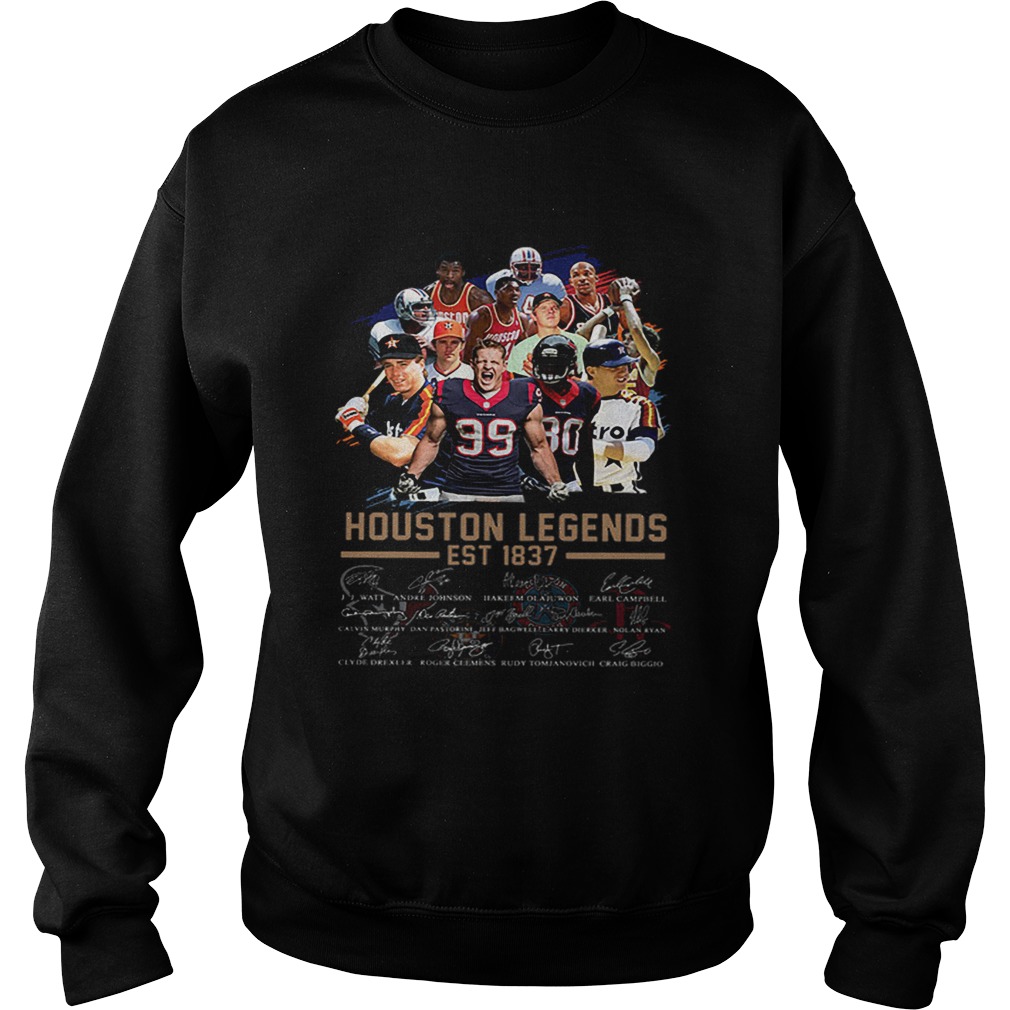 Houston Legends Est 1837 Signatures Sweatshirt