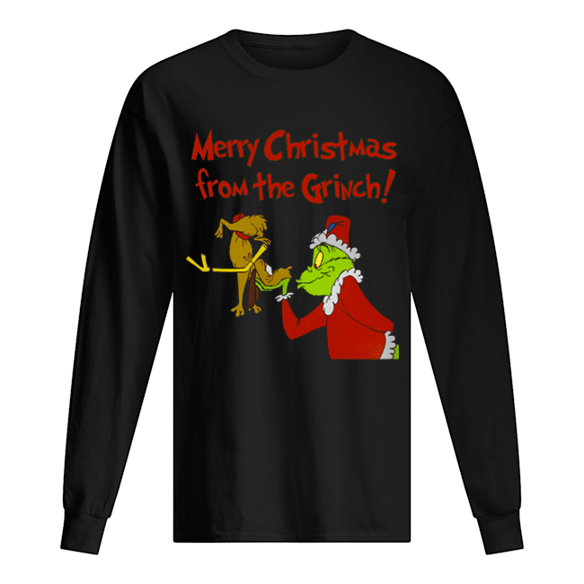 How The Grinch Stole Christmas Classic Cartoon Graphic Long Sleeved T-shirt 