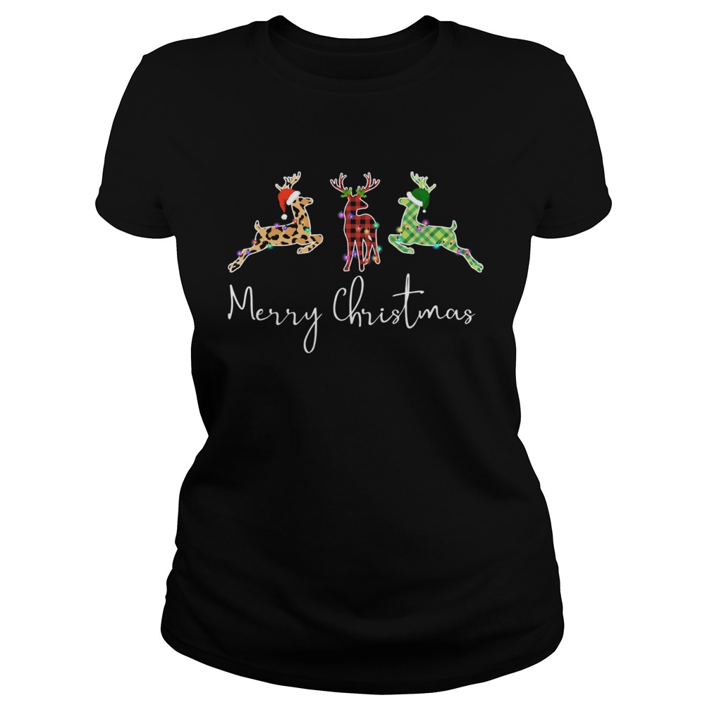 Hunting Leopard Merry Christmas Classic Ladies
