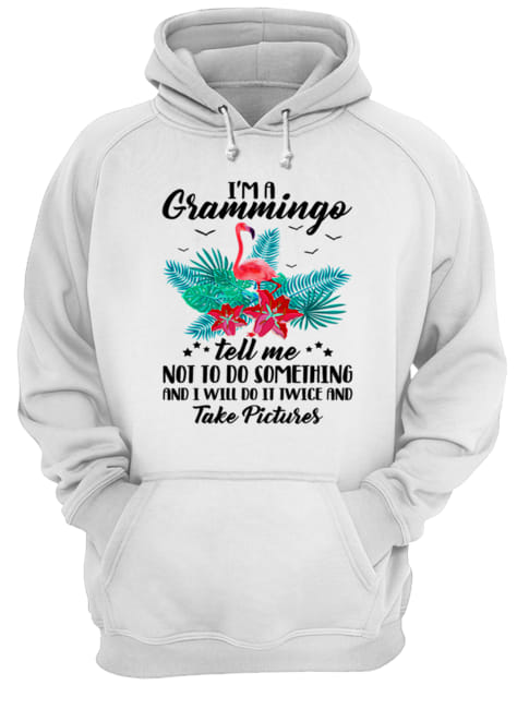 I’m A Grammingo Tell Me Not To Do Something And I Will Do It Twice And Take Pictures Unisex Hoodie