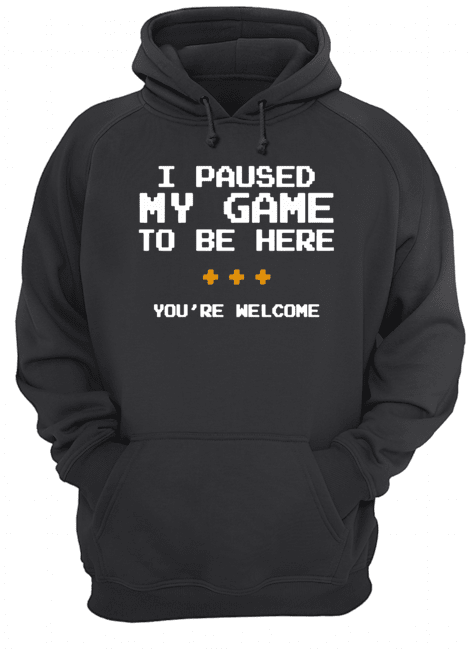 I Pause My Game To Be Here You're Welcome Unisex Hoodie