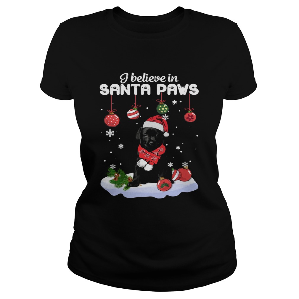 I believe in Santa Paws Christmas Classic Ladies