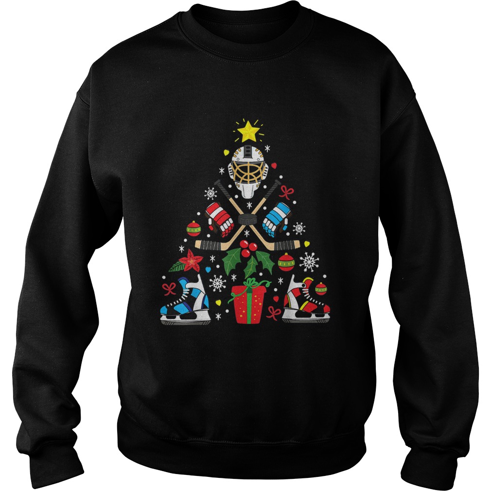 Ice Hockey Christmas Ornament Tree Xmas Christmas Sweatshirt