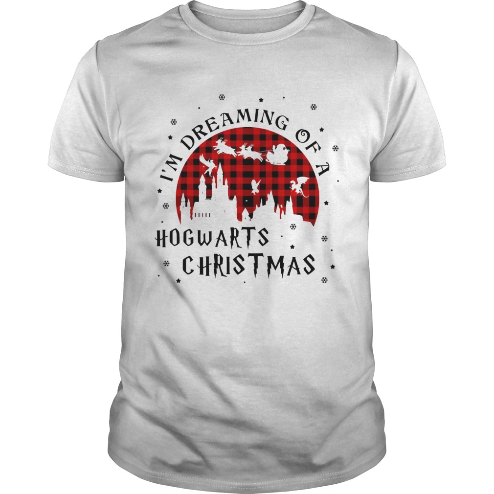 Im Dreaming Of A Hogwarts Christmas Reindeer Sleigh Christmas shirt