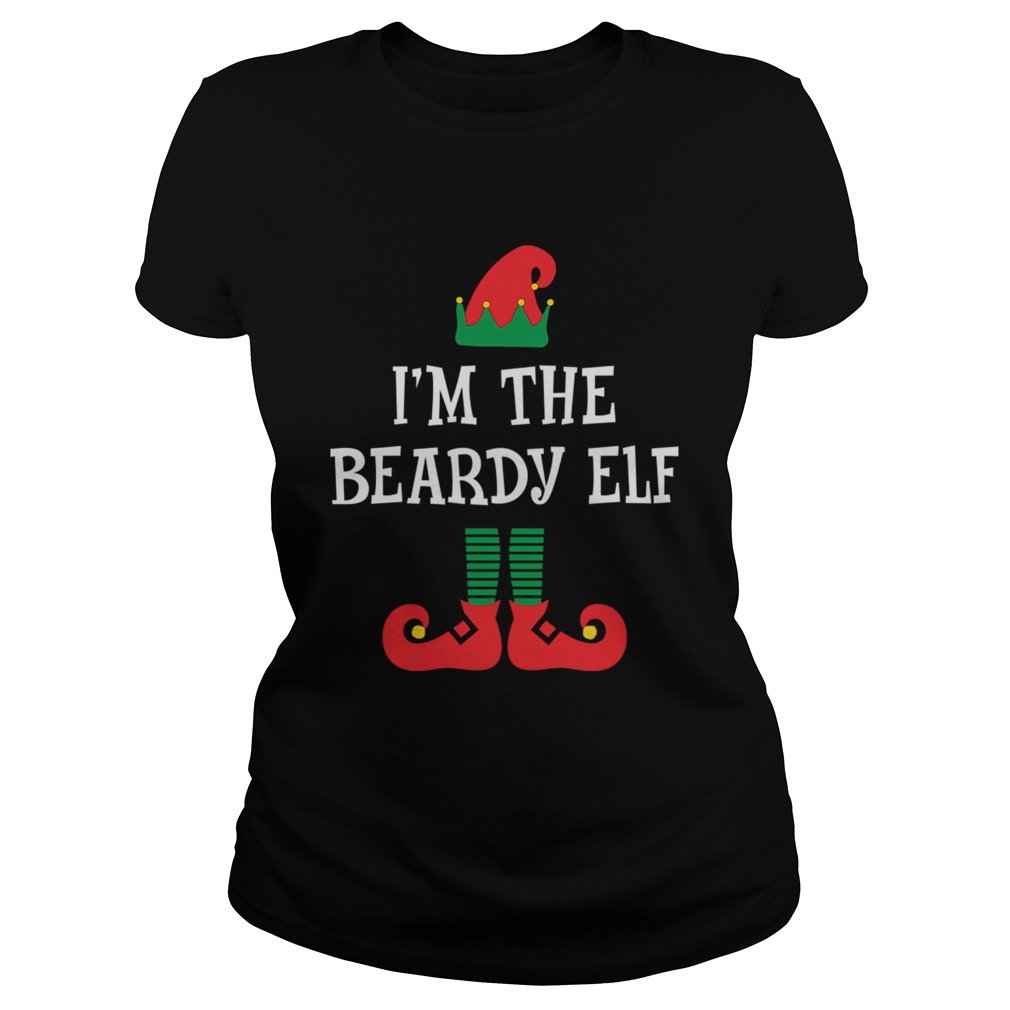 Im The Beardy Elf Matching Group Christmas Classic Ladies