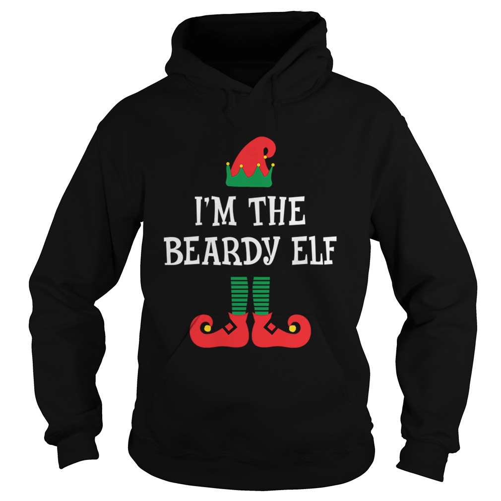 Im The Beardy Elf Matching Group Christmas Hoodie