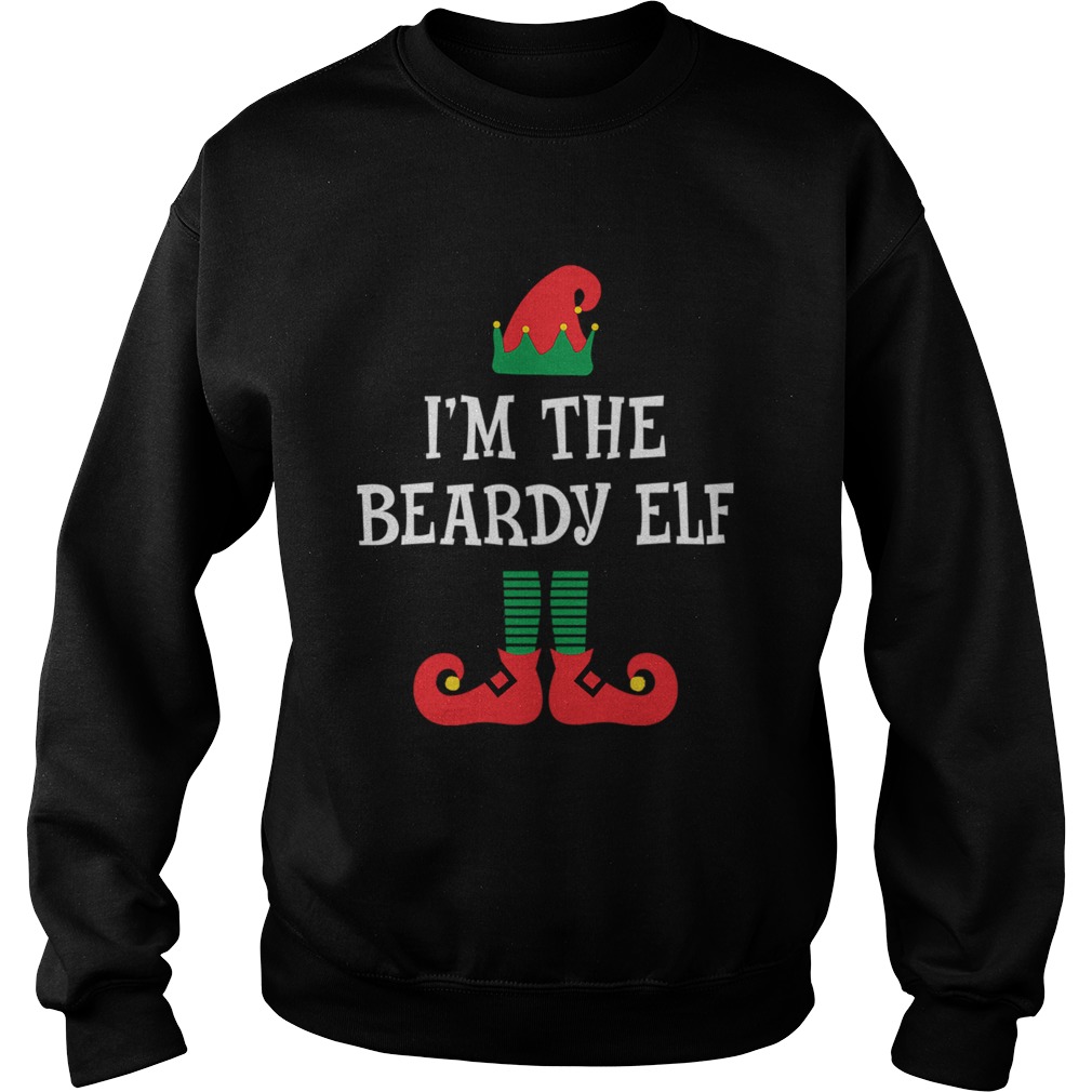 Im The Beardy Elf Matching Group Christmas Sweatshirt