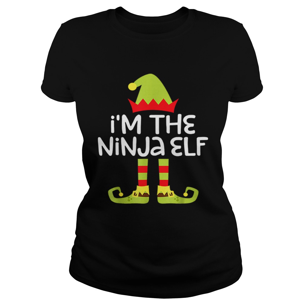 Im The Ninja Elf Matching Christmas Costume Classic Ladies