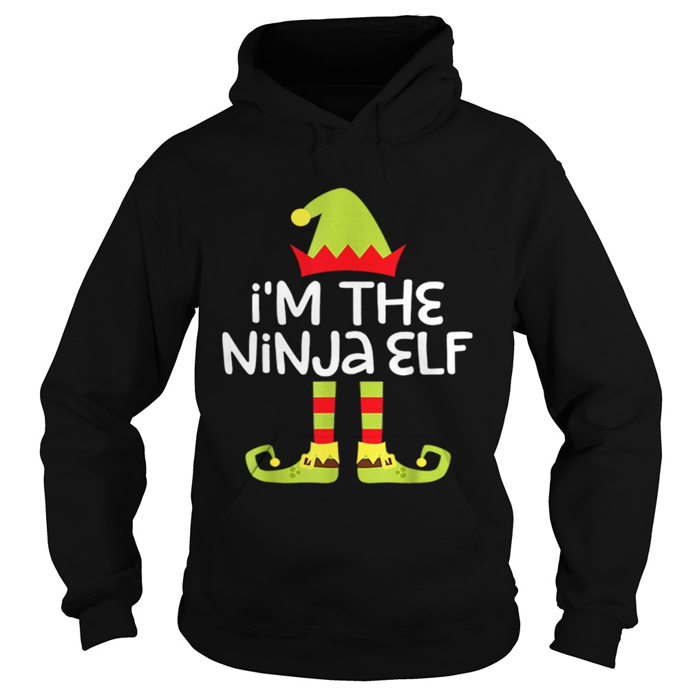 Im The Ninja Elf Matching Christmas Costume Hoodie