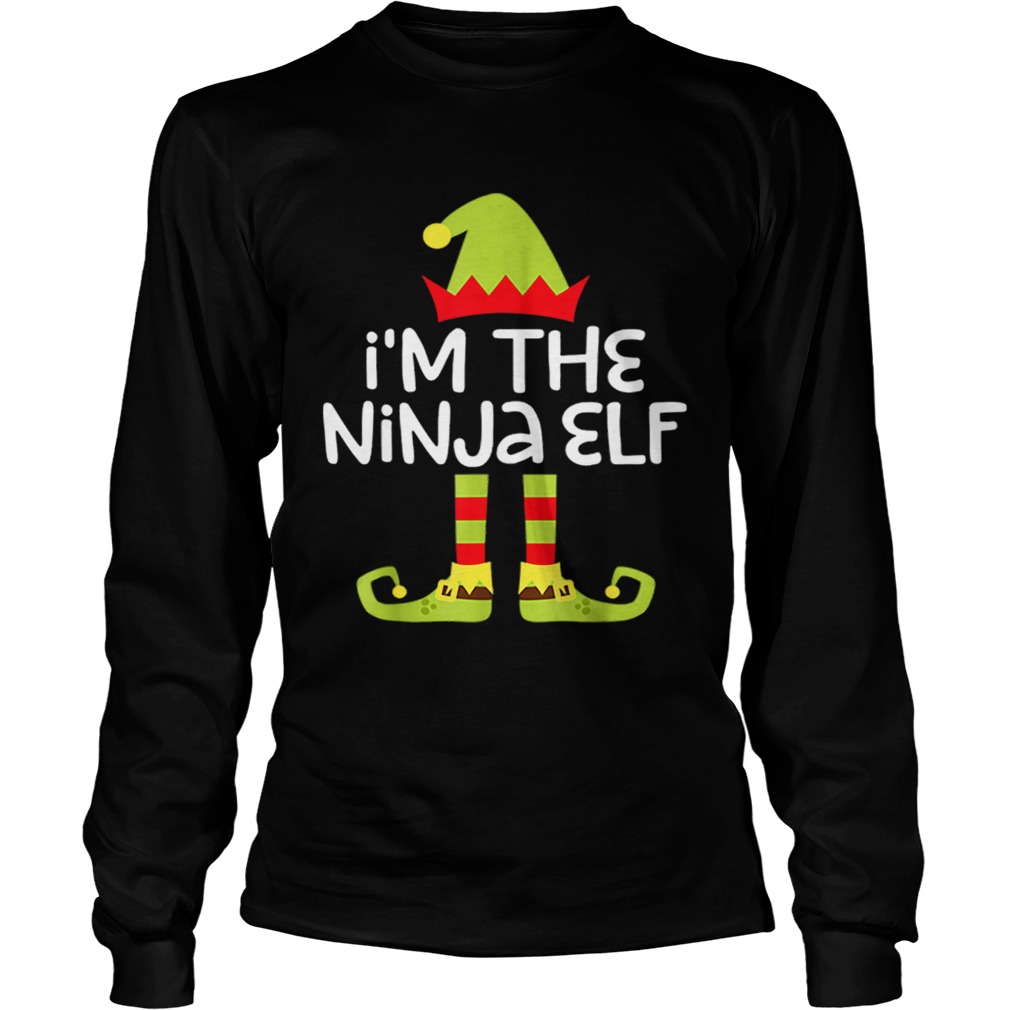 Im The Ninja Elf Matching Christmas Costume LongSleeve