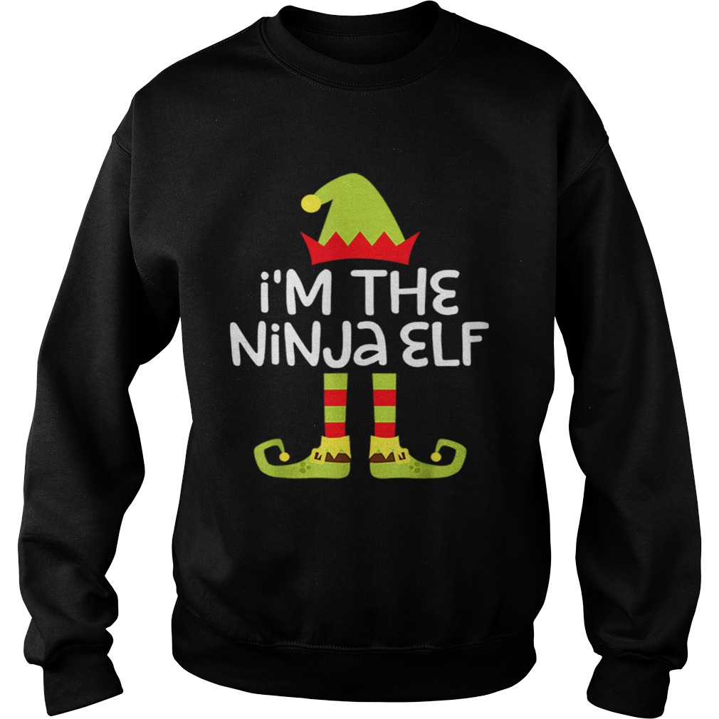 Im The Ninja Elf Matching Christmas Costume Sweatshirt