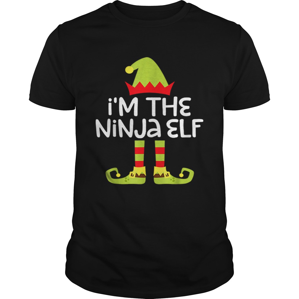 Im The Ninja Elf Matching Christmas Costume shirt