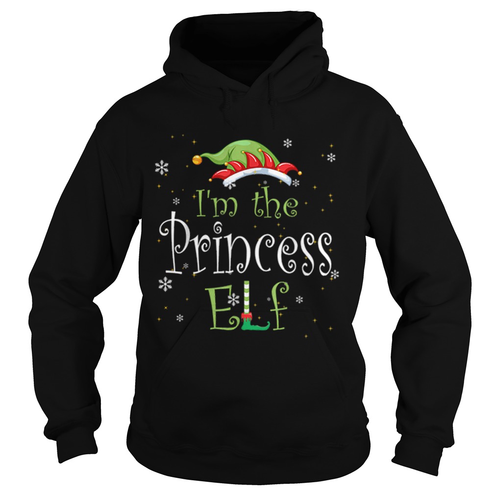 Im The Princess Elf Matching Family Group Christmas Hoodie