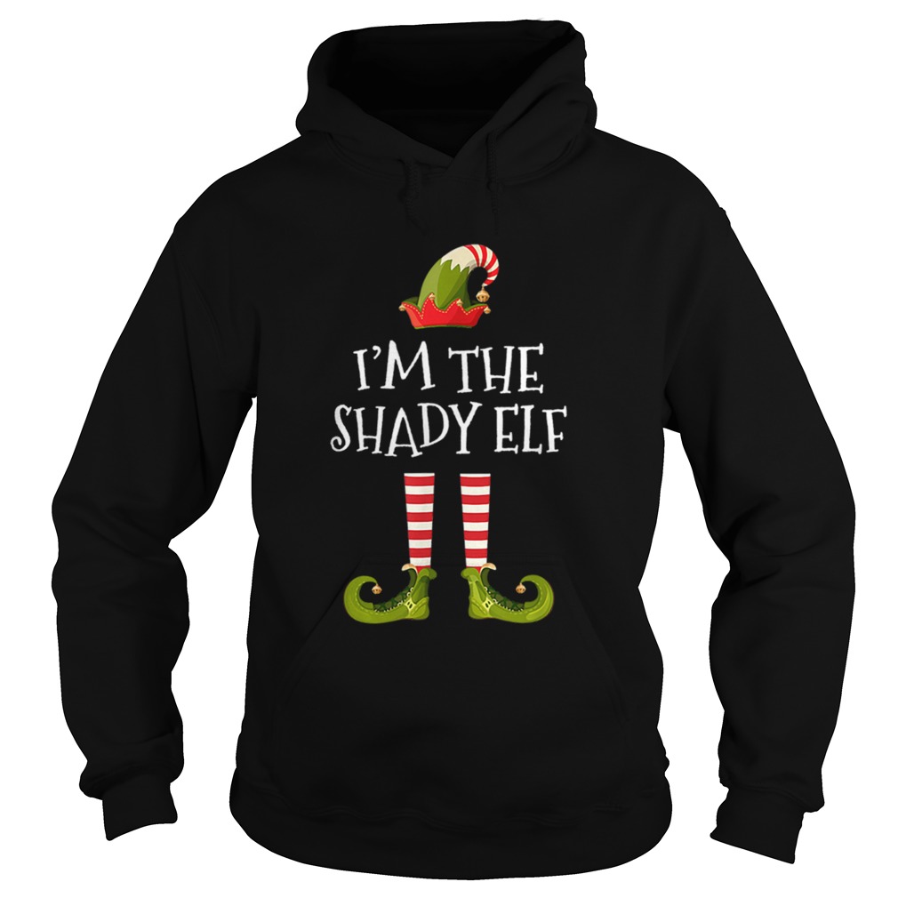 Im The Shady Elf Cute Gift Tee Matching Family Christmas Hoodie