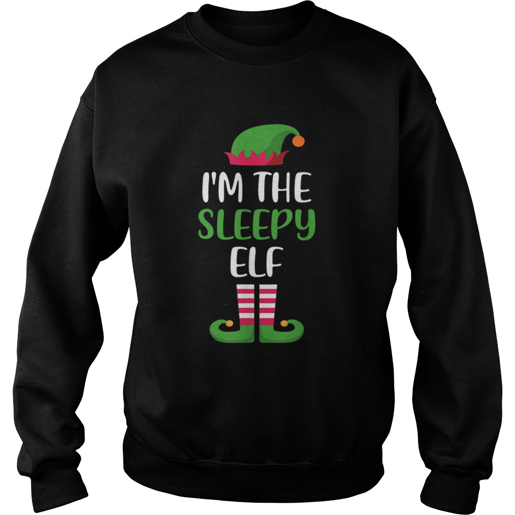 Im The Sleepy Elf Matching Family Christmas Sweatshirt