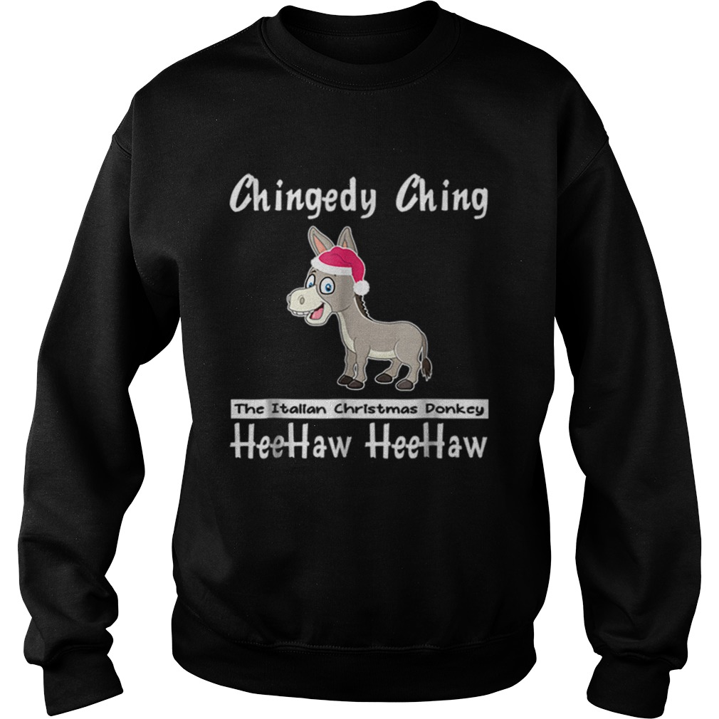 Italian Christmas Donkey American Italian Xmas Gift Sweatshirt