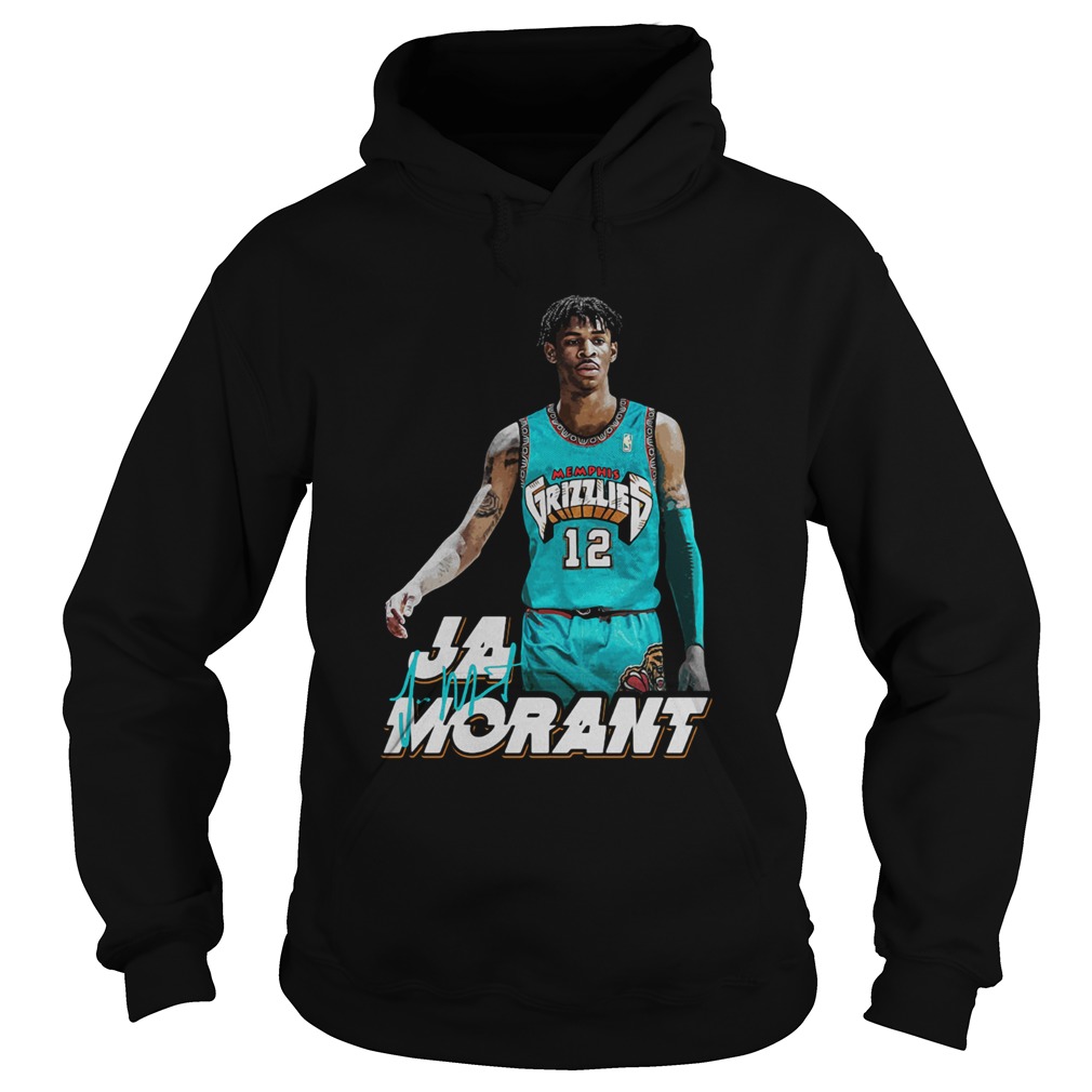 Ja Morant 12 Memphis Grizzlies Basketball Hoodie