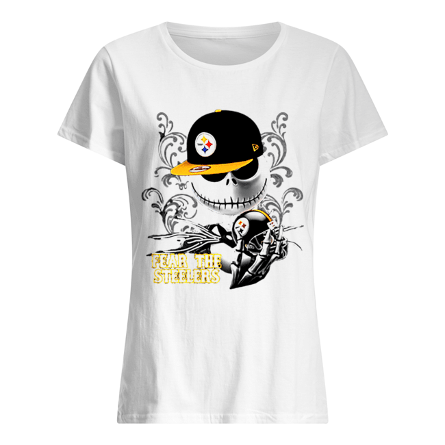 Jack Skellington fear the Pittsburgh Steelers Classic Women's T-shirt