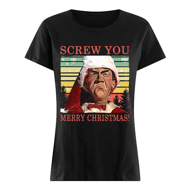 Jeff Dunham Screw You Merry Christmas Classic Women's T-shirt