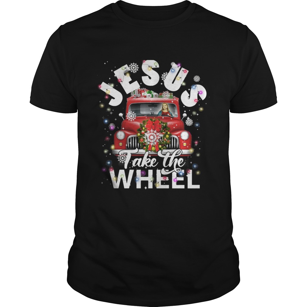 Jesus take the wheel Merry Christmas shirt