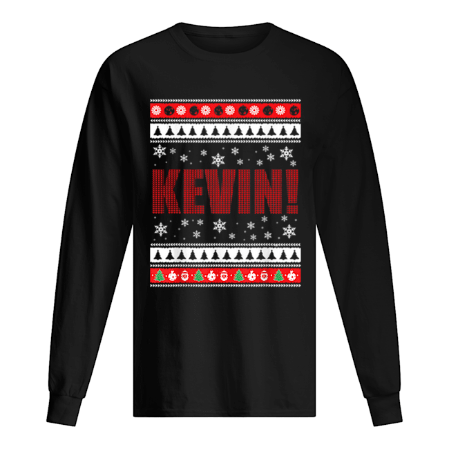 KEVIN Fun X-Mas Holiday Gift for Movie lovers Long Sleeved T-shirt 