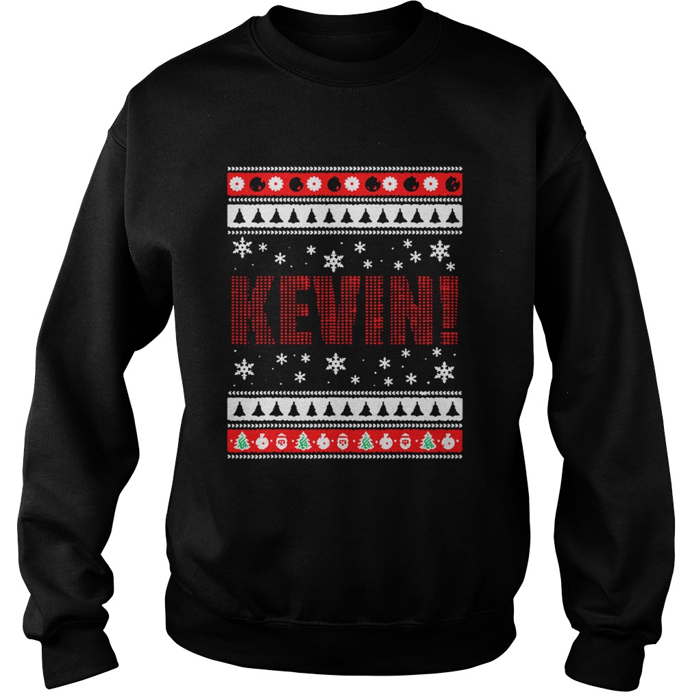 KEVIN Fun XMas Holiday Gift for Movie Lovers Ugly Christmas Sweatshirt