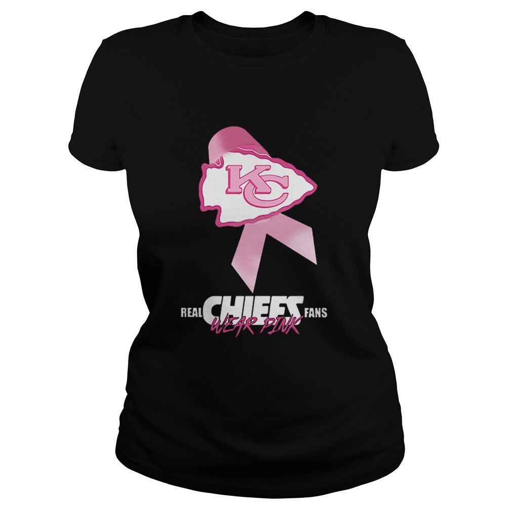 Kansas City Chiefs Real Chiefs Fans Wear Pink Breast Cancer Classic Ladies